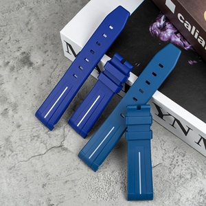 Bracelet de montre en silicone courbé de 20 mm, bracelet de montre en caoutchouc pour Omega X <span class=keywords><strong>Swatch</strong></span> Moonswatch <span class=keywords><strong>Moon</strong></span> Strap - Product Image 3