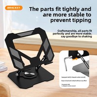 Support de tablette PC rotatif à 360 degrés réglable Support de levage surélevé en métal Dissipation de la chaleur Support de téléphone de jeu Compatible avec iPad