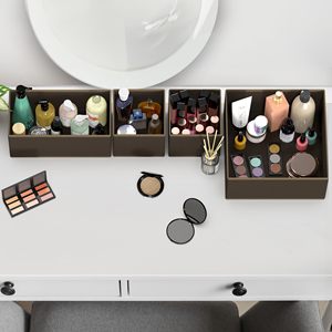 Lot de 6 organiseurs de vêtements pour bébé, organiseur de tiroir pour commode, organiseur de tiroir pliable en tissu pour vêtements de bébé, bacs de rangement pour placard - Product Image 4