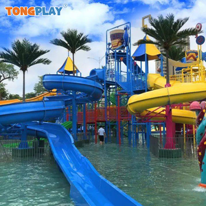 Phong cách mới thương mại thủy sản giật gân nước giải trí trượt sân chơi công viên hồ bơi sợi thủy tinh mưa Pháo đài - Product Image 1