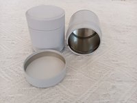 Boîte en métal personnalisée 30g 50g pour Matcha avec impression et couvercle spirale gaufré pour café, thé vert, épices, poudre protéinée – Emballage métallique en vrac