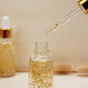 Private Label Skin Care 24K Gold Serum Korea Whitening Moisturizing Serum For Face