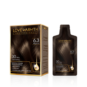 2-in-1 di Colore Dei <span class=keywords><strong>Capelli</strong></span> Shampoo Organico Formula 100% Grigio Copertura di Lunga Durata Basso Allergia <span class=keywords><strong>Gel</strong></span> di Colore - Product Image 3