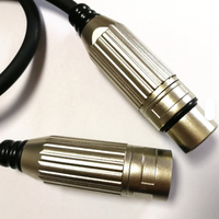 Nouveau câble XLR très vendu, connecteur XLR 3P mâle-femelle de haute qualité tout en métal pour instrument de musique