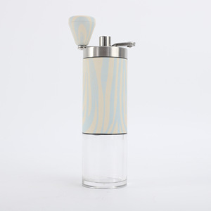 Molinillo de café manual de madera con muelas de acero inoxidable, portátil, con manivela, para espresso, para uso doméstico. - Product Image 3