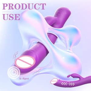 女性手淫性玩具批发二合一女性振动器g点刺激器推兔振动器成人女性玩具 - Product Image 3