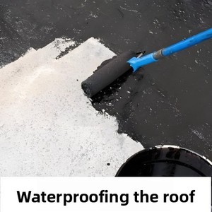 Polyurethane Waterproof Coating Elastic Asphalt Exterior Wall Roof Basement Liquid <b>Paint</b> Guangzhou - Product Image 2