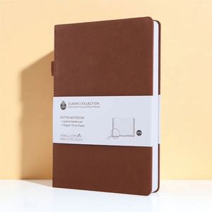 Promotion Cheap Bulk Custom Logo PP Hardcover Leather Notebooks Personalized <b>Notepad</b> Journal 100 Sheets Color Pages - Product Image 4