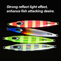 OEM 150g 200g 250g Leurres métalliques pour la pêche en eau salée à pas lent avec plomb brillant pour la pêche en lac de mer pour la pêche en rivière