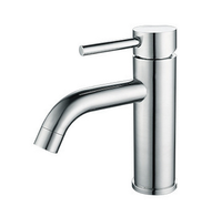 Robinet de lavabo moderne monotrou noir pour vanité de salle de bain évier de lavage chaud et froid Griferia Design