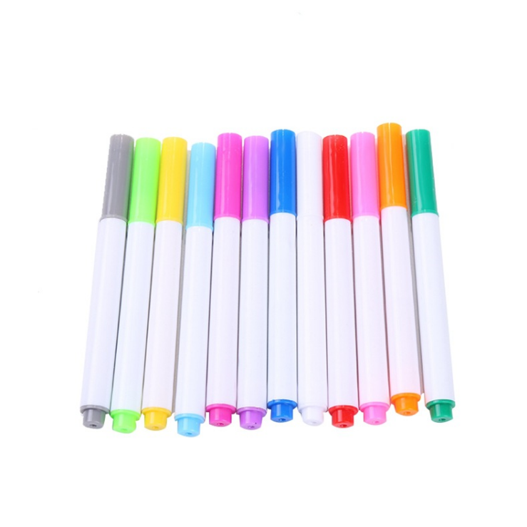 Stationery Office School Professional Non Toxic School Water Soluble Dustless Safe Liquid Chalk Markers for Kids Color 12pcs/bag