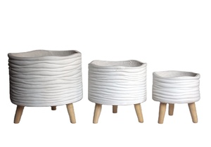 Jardinières <span class=keywords><strong>en</strong></span> fibre de verre écologiques durables et modernes pour plantes et fleurs, décoration d'art moderne, pots de fleurs <span class=keywords><strong>en</strong></span> <span class=keywords><strong>bois</strong></span>, pas cher - Product Image 4