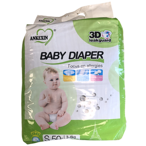 Pañales Desechables de Tela No Tejida 3D, Anti-Fugas, Suaves, Transpirables, Absorbentes, con Diseño Impreso, de Alta Calidad para Bebés - Product Image 5