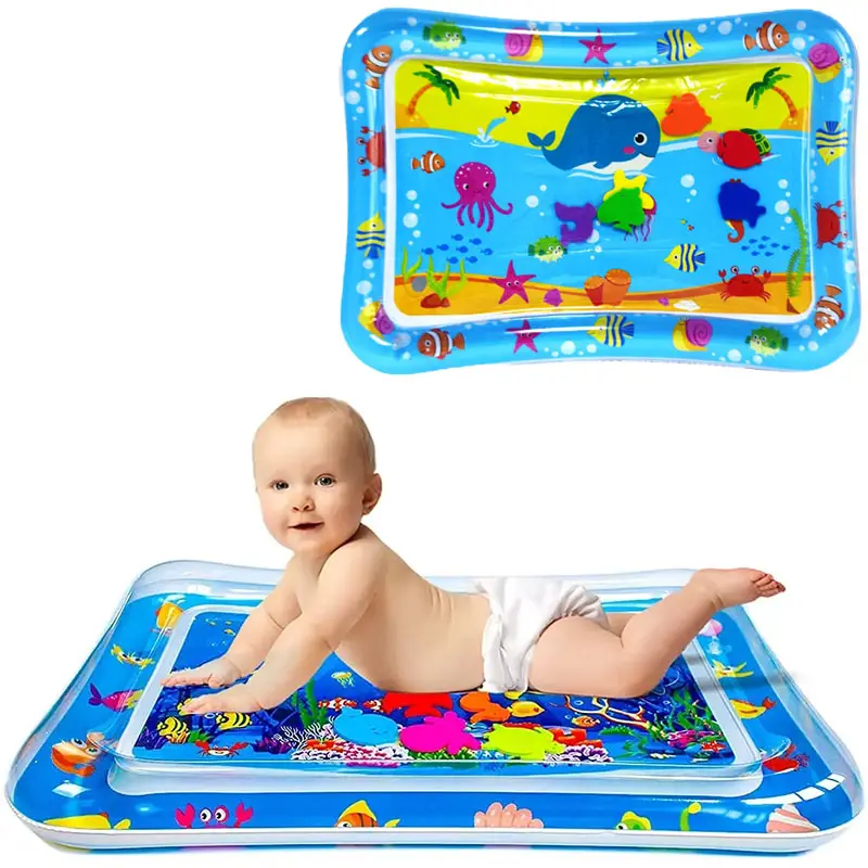 Tapis de jeu éducatif de l'eau de bébé de PVC portatif durable écologique