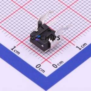 TS-1093A-A2B2-D2 Tactile Switch Through hole Component THT Switch Single Pole Single Throw Round Button 1.8N Right Angle Insert - Product Image 2