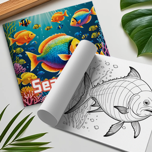 Libro <span class=keywords><strong>para</strong></span> <span class=keywords><strong>colorear</strong></span> <span class=keywords><strong>de</strong></span> Seaworld, diseños <span class=keywords><strong>de</strong></span> coral <span class=keywords><strong>de</strong></span> <span class=keywords><strong>peces</strong></span> vibrantes, libro <span class=keywords><strong>para</strong></span> <span class=keywords><strong>colorear</strong></span>, diversión creativa, exploración artística y tiempo <span class=keywords><strong>para</strong></span> <span class=keywords><strong>colorear</strong></span> relajante - Product Image 1