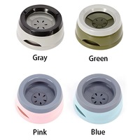 Vente en gros de gamelles flottantes anti-éclaboussures pour chiens et chats, gamelles pour chats, abreuvoirs portables en plastique anti-déversement pour chiens, distributeurs d'eau et de nourriture