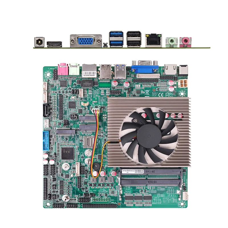 ZEROONE Industrial ITX placa base CPU 11th gen I3/i5/i7 procesador i3-1135G7 DDR4 VGA TWO LAN placa base industrial mini pc