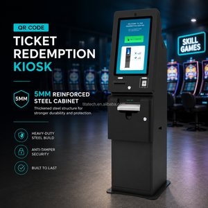 Terminal de Canje de Boletos, Kiosco de Pago Automático con Escáner de Código QR para Máquinas de Juegos de Habilidad que Funcionan con Monedas - Product Image 1