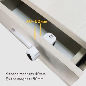 Thần Đồng dc004 bán buôn nhựa đa mục đích ẩn nam châm mạnh mẽ khóa cho tủ & ngăn kéo - Product Image 2