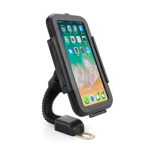 Supporto Impermeabile per Telefono da <span class=keywords><strong>Moto</strong></span>, Montaggio su Specchietto Retrovisore, Custodia per <span class=keywords><strong>Piaggio</strong></span> Medley Liberty <span class=keywords><strong>MP3</strong></span> Beverly GILERA GP NEXUS - Product Image 1