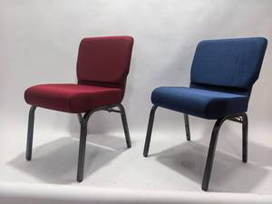 Sedia da Chiesa in Ferro a Incastro Economica all'Ingrosso per Arredamento Teatrale Usato - Product Image 6