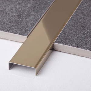 Profilé de protection d'angle en aluminium en forme de U de haute qualité au design moderne pour <span class=keywords><strong>carrelage</strong></span> extérieur, durable - Product Image 1