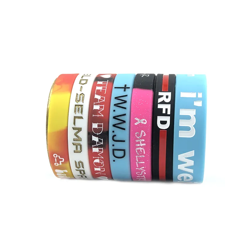 Souvenir Siliconen Band Polsband Custom Made Party Polsbandjes Langdurige Miss You Armband