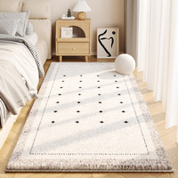 Moderner Stil Weicher Polyester Schlafzimmer Teppich Rutsch fester Boden teppich Geometrisch Wasch bare Flächen matte für Wohnkultur Langlebig für Wohnzimmer