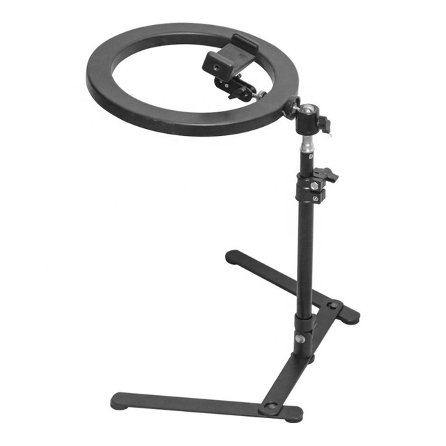 Video Youtube Live Cooking 26CM Photography Lighting Phone Ringlight Tripod Stand Photo LED Selfie Remote Fill Ring Light Lamp