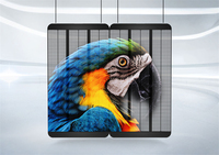 Écran publicitaire LED transparent tout-en-un P15 P20, extérieur, étanche, couleur pleine, 3840 Hz, haute luminosité, grand format