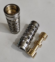 Kit de joints pour pompe à diaphragme, comprenant un noyau de valve hydraulique en laiton, un corps de valve, une manchon de piston et un connecteur, usinés sur mesure par CNC