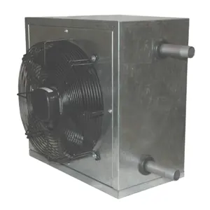 New Outdoor Wood Furnace Water to Air Heat Exchanr with Blower Copper Tube Aluminum Unit Heater for Cooling Applications