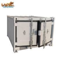 Mini boîte en acier d'ensemble de stockage portable sur mesure 4 pieds 5 pieds 6 pieds 7 pieds 8 pieds 9 pieds 10 pieds Conteneur d'expédition