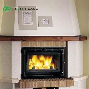 Panneau en verre solide résistant aux hautes températures FELIX pour foyer industriel - Product Image 5