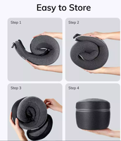 Oreiller de Voyage en Mousse à Mémoire de Forme Personnalisé Saien, en Forme de U, Soutien Cervical pour Avion et Voiture, Vente en Gros