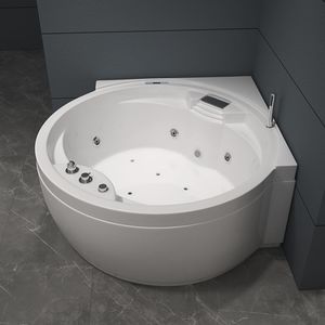 <span class=keywords><strong>Baignoire</strong></span> autoportante pour 1 personne avec massage, LED, robinet et <span class=keywords><strong>jacuzzi</strong></span> - Product Image 1