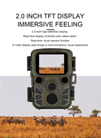 H5812 mini caméra de sécurité domestique trail camera mini caméras de surveillance de la faune caméra de chasse avec panneau solaire