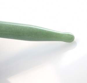 En çok satan yeşil aventurin guacupuncture akupunktur noktası kalem doğal yeşim kafa göz yüz masajı sopa Gua Sha değnek akupunktur tedavisi için - Product Image 4