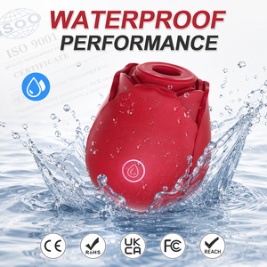 Vibrador de Succión Rosa con Certificación CE FCC RoHS UKCA REACH, 10 Años de Experiencia, Preparación para <span class=keywords><strong>Amazon</strong></span> FBA, Más de 12 Colores - Product Image 5