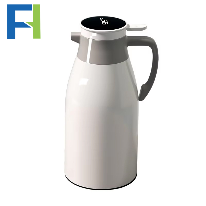 Modern Glass Thermos Vacuum Flask Digital Temperature Display Smart Water Bottle 2L Eco-Friendly Home Office Outdoor Use