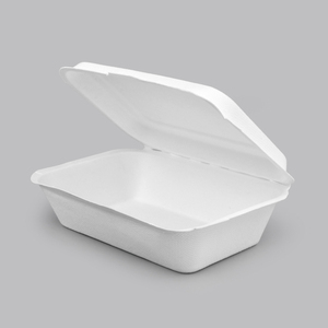 Tùy chỉnh phân hủy sinh học mía bã mía dùng một lần thực phẩm container với nắp compostable Takeaway container cho thức ăn nhanh bao bì - Product Image 2