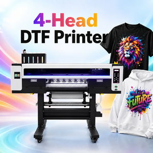 <b>A1</b> Dtf <b>Printer</b> All Config Dual Head Four Head XP600 I1600 I3200 60cm Hoson Board Direct to Film Machine for Textile - Product Image 1