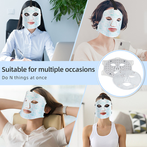 <span class=keywords><strong>Masque</strong></span> facial multifonction en silicone souple avec système de cryothérapie intégré, 276 perles lumineuses, instrument de beauté éclaircissant - Product Image 5
