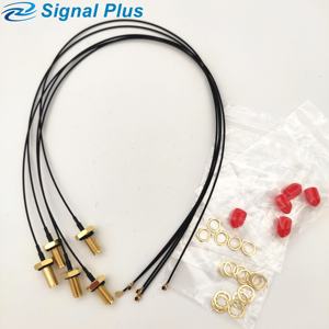 <span class=keywords><strong>Cable</strong></span> <span class=keywords><strong>Coaxial</strong></span> de Baja Pérdida <span class=keywords><strong>para</strong></span> <span class=keywords><strong>Antena</strong></span> Wi-Fi con Conector Jack, Suministro de Fábrica, 1.13mm, 6 Pulgadas (15cm), ROHS - Product Image 3