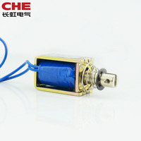 CHEO1-1039 25N 10mm 12V 24V 48V 10kg Bobine Électromagnétique à Poussée et Traction à Cadre Ouvert
