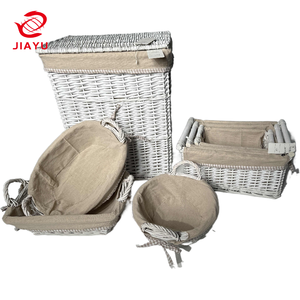 JY por capacidad de nivel gris pato grande cesto ropa de cuero hecho a mano gris cuadrado Industrial cesta de lavandería - Product Image 6