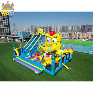 <span class=keywords><strong>Parque</strong></span> Inflable de <span class=keywords><strong>Bob</strong></span> <span class=keywords><strong>Esponja</strong></span> para Exteriores con Costuras Reforzadas para Entretenimiento al Aire Libre - Product Image 3