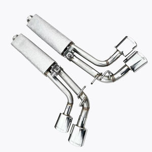 Système d'échappement universel pour Mercedes-Benz Classe G W464 W463A, en acier inoxydable, embouts de silencieux, épaisseur 1,5 mm, finition lisse - Product Image 5