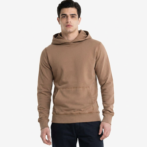 New Arrival Men's Hoodie Comfortable <b>Fabric</b> Solid Pattern Hooded Collar Design for Winter Low MOQ Factory Outlet Wholesale Price - Product Image 1